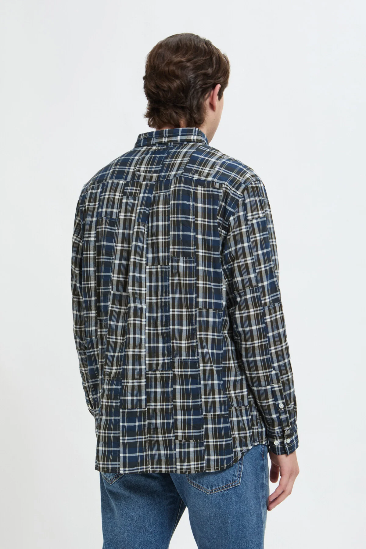 CHECKED BD SHIRT WITH CHEST POCKET - Image 3