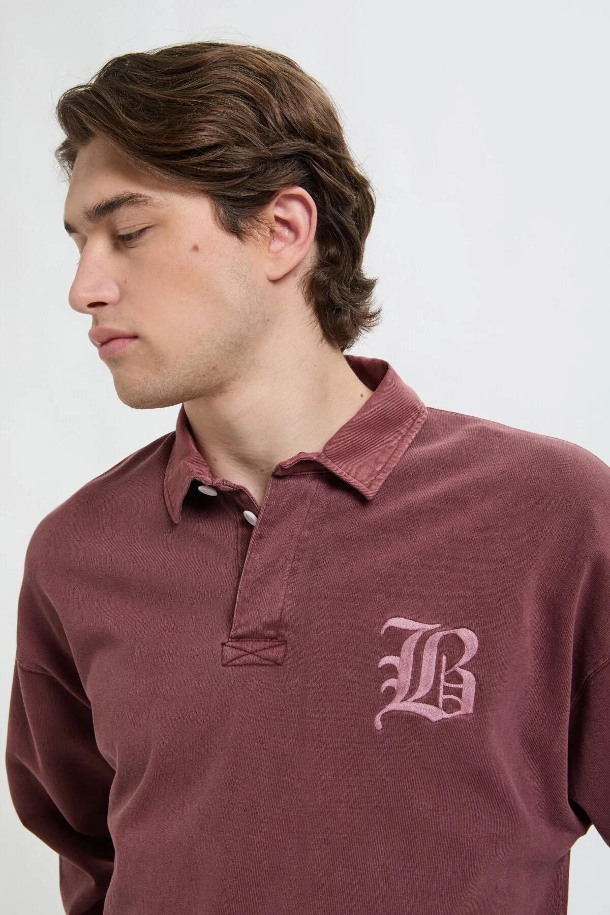 GARMENT-DYED RUGBY POLO - Image 4